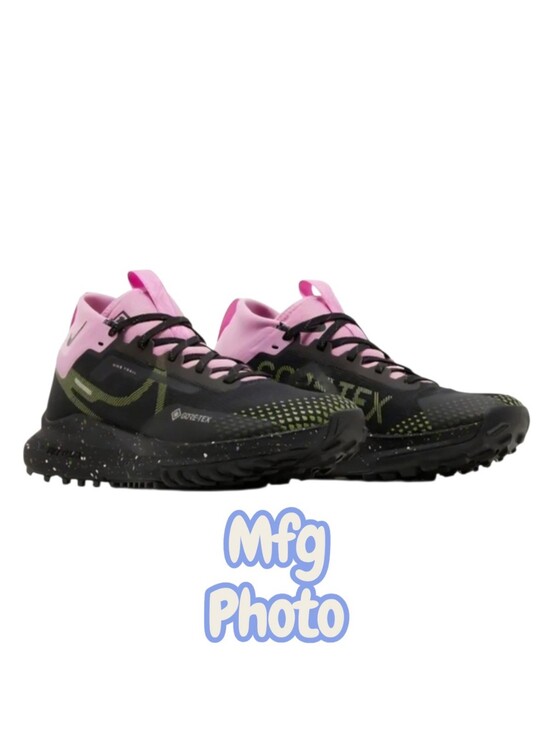 Nike Shoes - Nike React Pegasus Trail 4 GORE-TEX 'Black Pink Chlorophyll', Womens 10